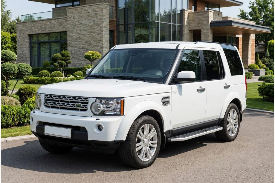 Land Rover Discovery IV 2009-2017 гг. Боковые Подножки Duru (2 шт., Алюминий) Image
