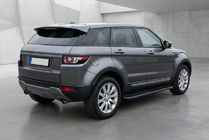 Range Rover Evoque 2012-2018 гг. Боковые пороги Bosphorus Black (2 шт., алюминий) фото 1