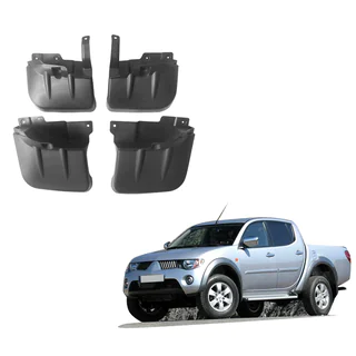 Брызговики Premium (4 шт) Mitsubishi L200 2006-2015 гг. фото 1