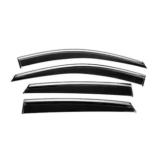 Ветровики с хромированным молдингом Niken Luxury (4 шт)
