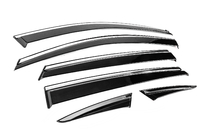 MG ZS 2017-2024 гг. Ветровики с хромированным молдингом Niken Luxury (6 шт) фото 3