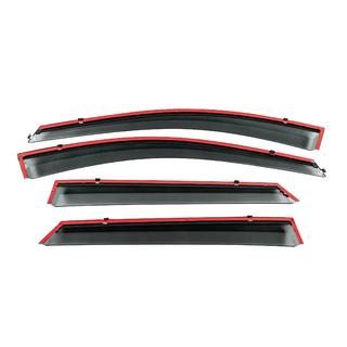 Ветровики с хромированным молдингом Niken Luxury (4 шт) Buick Encore 2019- гг. фото 4