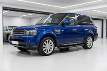 Range Rover Sport 2005-2013 гг. Боковые пороги Bosphorus Black (2 шт., алюминий) фото 1