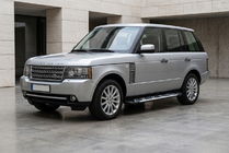 Range Rover III L322 2002-2012 гг. Боковые Подножки Sunrise (2 шт., Алюминий) фото 1