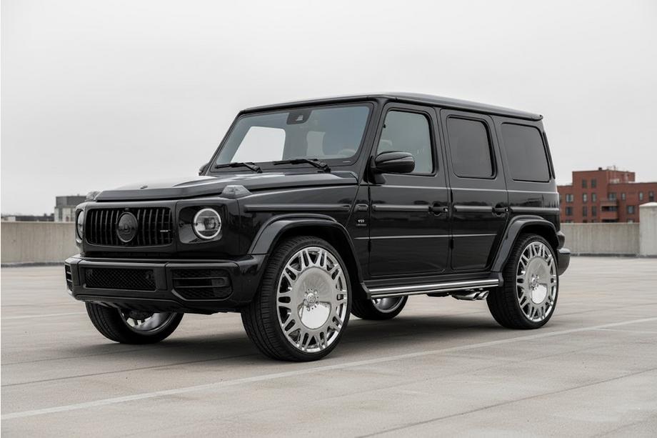 Mercedes G сlass W463 1990-2018 гг. Кованые алюминиевые диски Custom V5 (R20, комплект 4 шт) Image