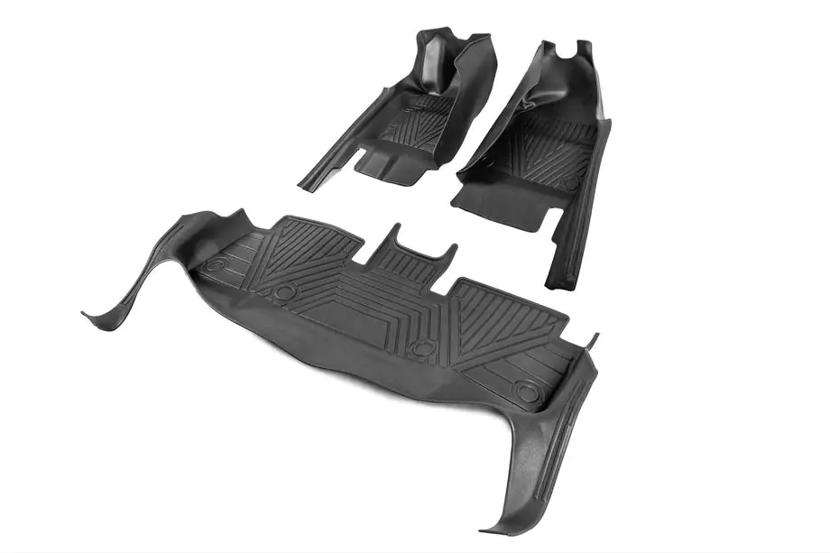Tesla Model 3 2017- гг. Резиновые Коврики Niken Luxury 3D (3 шт) Фото 2