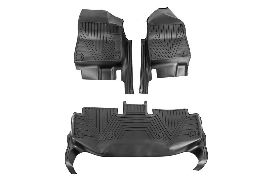Tesla Model 3 2017- гг. Резиновые Коврики Niken Luxury 3D (3 шт) Фото 4