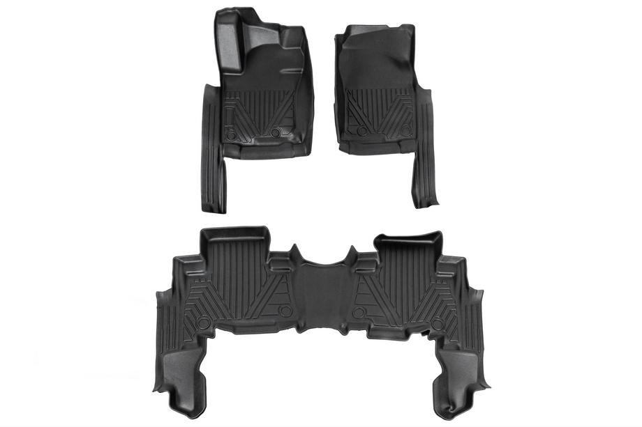 Toyota Land Cruiser Prado 150 2009-2023 гг. Резиновые Коврики Niken Luxury 3D (3 шт) Image