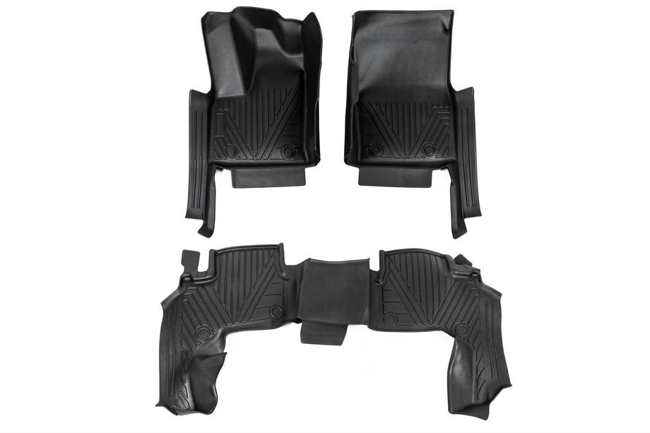 Toyota Land Cruiser 300 2021- гг. Резиновые Коврики Niken Luxury 3D (3 шт) Image