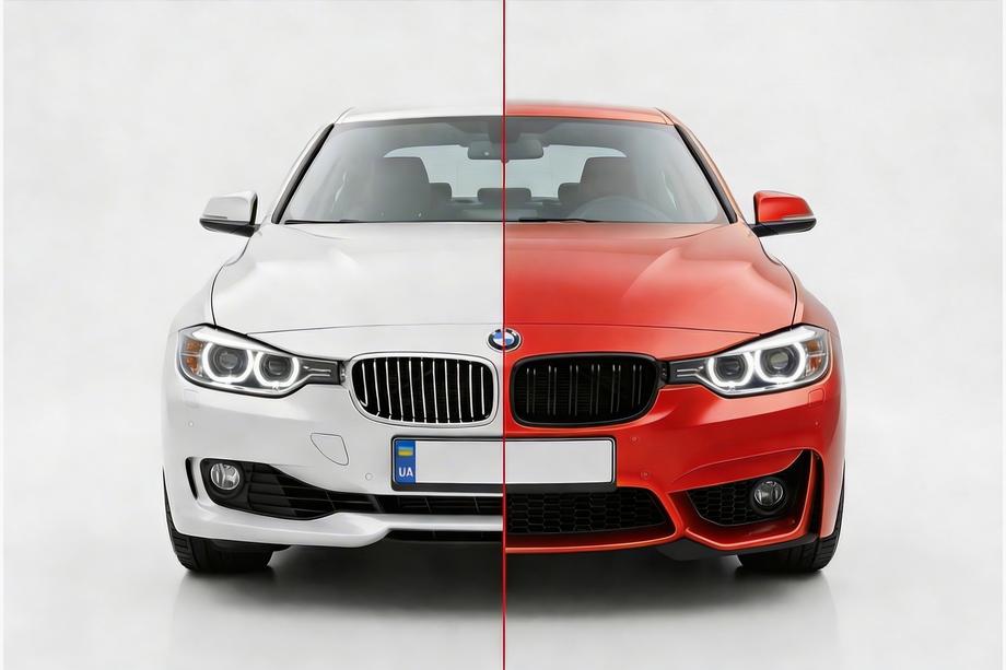 BMW 3 серия F30/F31 2012-2019 гг. Комплект обвеса (F80 M3, под противотуманные фары)