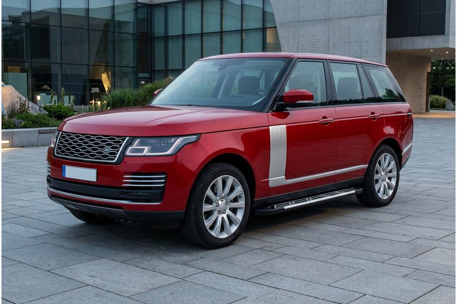 Range Rover IV L405 2013-2021 гг. Боковые Подножки Sunrise (2 шт., Алюминий) Image