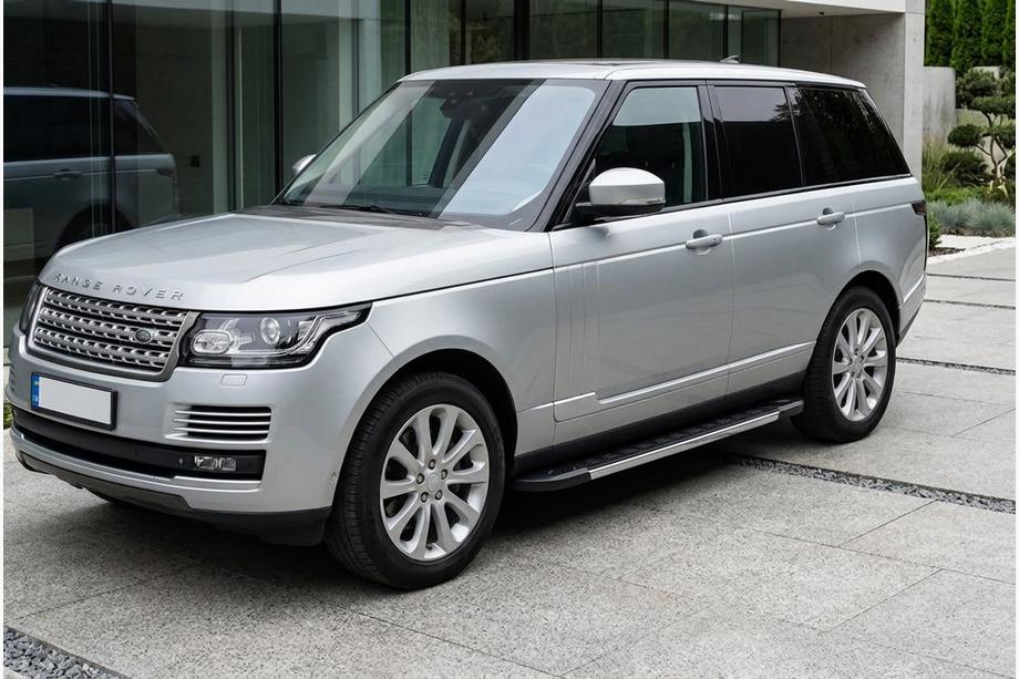 Range Rover IV L405 2013-2021 гг. Боковые пороги RedLine V1 (2 шт., алюминий) Image