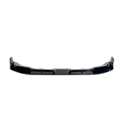 Передний лип-спойлер (для F98 2022-2024, черный глянец) фото 2 Передний лип-спойлер (для F98 2022-2024, черный глянец) фото 2