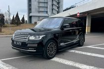 Range Rover IV L405 2013-2021 гг. Боковые пороги Bosphorus Black (2 шт., алюминий) фото 1
