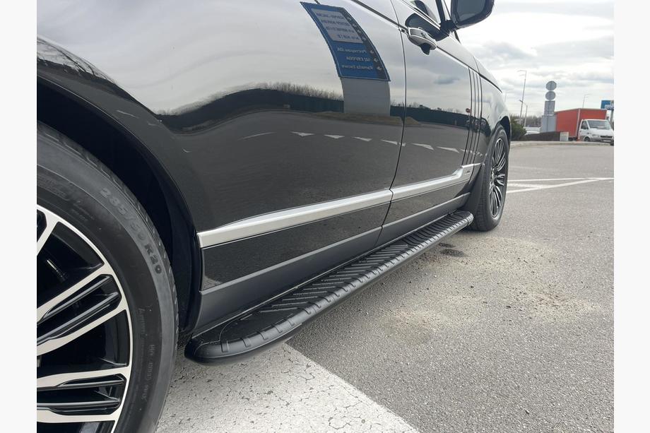 Range Rover IV L405 2013-2021 гг. Боковые пороги Bosphorus Black (2 шт., алюминий) Image