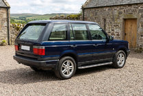 Range Rover II P38A 1997-2002 гг. Боковые Подножки Maydos V1 (2 шт., нержавейка) фото 1