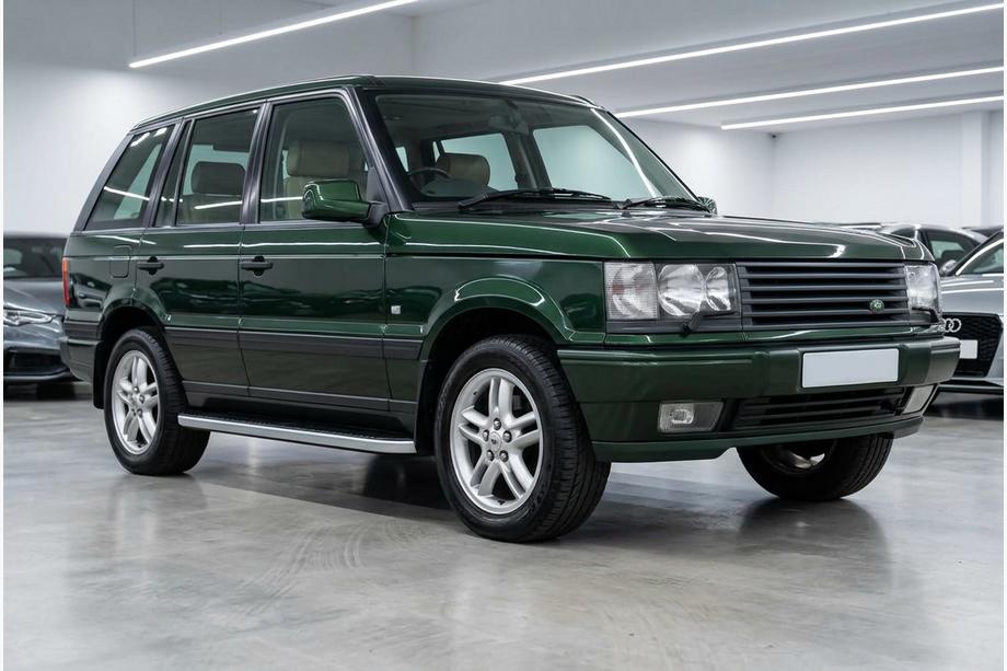Range Rover II P38A 1997-2002 гг. Боковые Подножки Tayga Grey (2 шт., Алюминий) Image