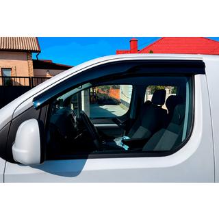 Ветровики на окна (2 шт., Sunplex Sport) Fiat Scudo 2022- гг. фото 2