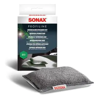 Двусторонняя губка для очистки салона SONAX InnenraumSchwamm Duo фото 1