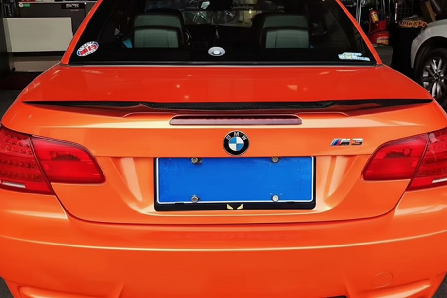 BMW 3 серия E92/E93 2006–2013 гг. Спойлер в стиле M4 (для E93, черный глянец) Фото 1