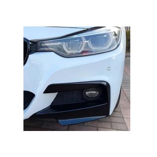 Угловые накладки на передний бампер (для M-Sport, ABS) BMW 3 серия F30/F31 2012-2019 гг. фото 2