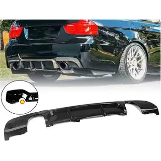 Задний диффузор под двусторонний одиночный выхлоп (для M-Sport, ABS) фото 1