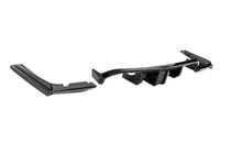 Задний диффузор бампера с LED (для F80, ABS) фото 4 Задний диффузор бампера с LED (для F80, ABS) фото 4