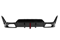 BMW 3 серия G20/G21 2018- гг. Задний диффузор B-Style LED для M-Sport 2023+, ABS фото 4