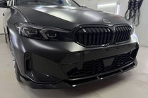BMW 3 серия G20/G21 2018- гг. Передний лип-спойлер FD-Style для M-Sport 2023+, ABS фото 5