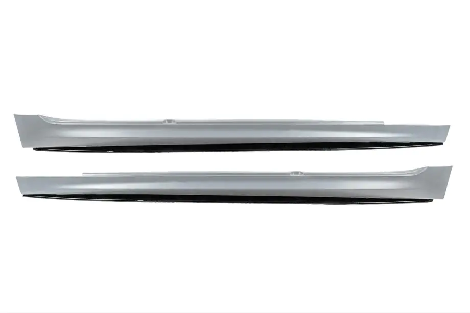 BMW 5 серия G30/G31 2017–2023 гг. Накладки на пороги ABS (для порогов M-Sport/M5, черный глянец) Фото 5
