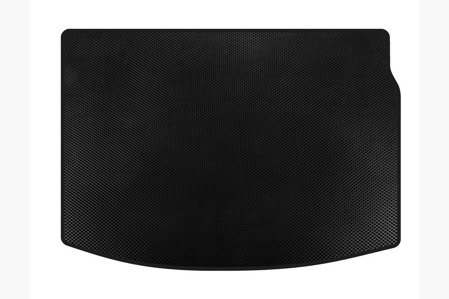 Renault Megane III 2009-2016 гг. Коврик в багажник EVA (HB, Черный) Image