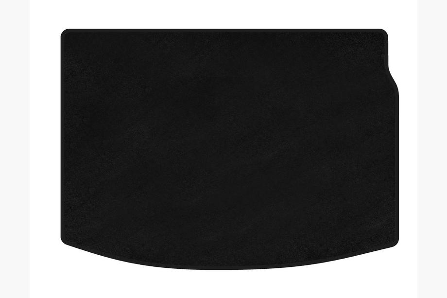 Renault Megane III 2009-2016 гг. Коврик багажника текстильный Classic (HB, Черный) Image