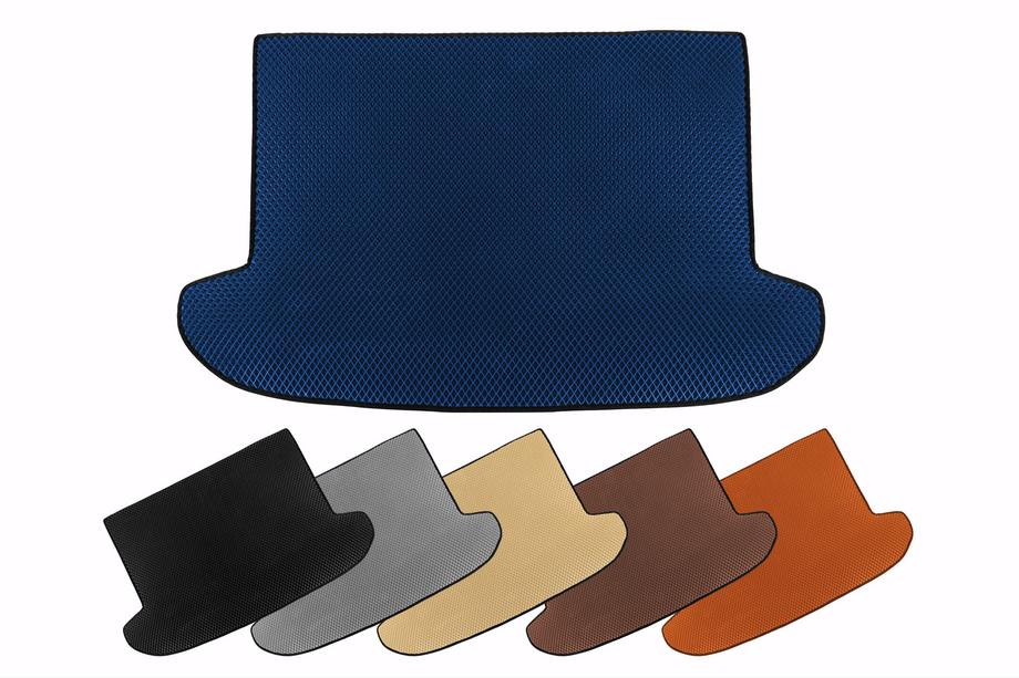 Audi Q7 2015–2026 гг. Коврик в багажник EVA (Синий) Image