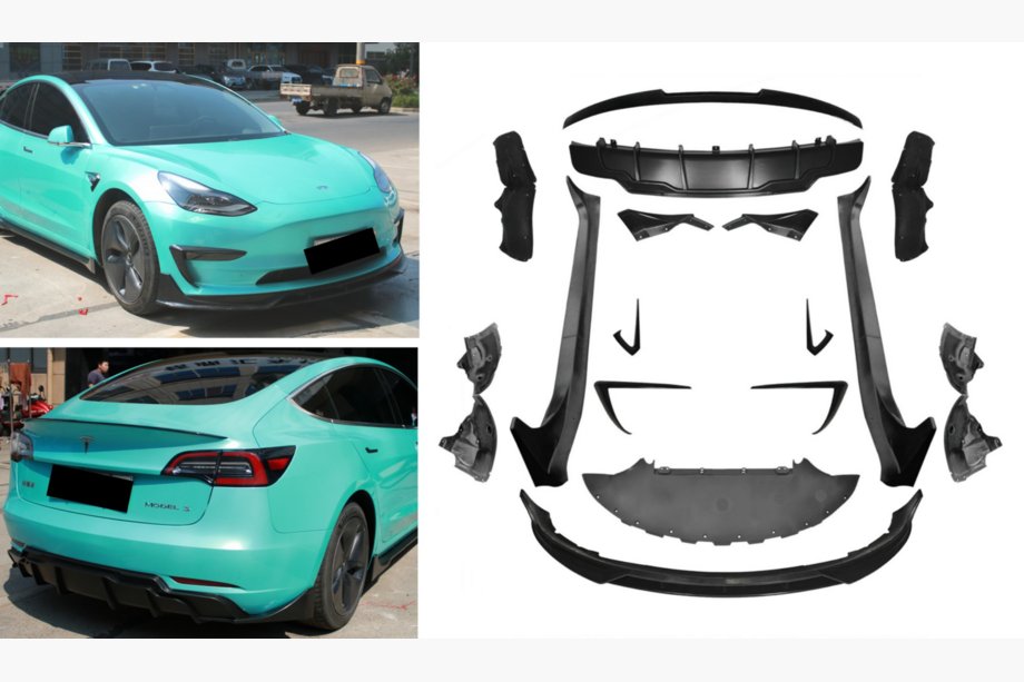 Tesla Model 3 2017- гг. Комплект обвеса (2017-2023) Image