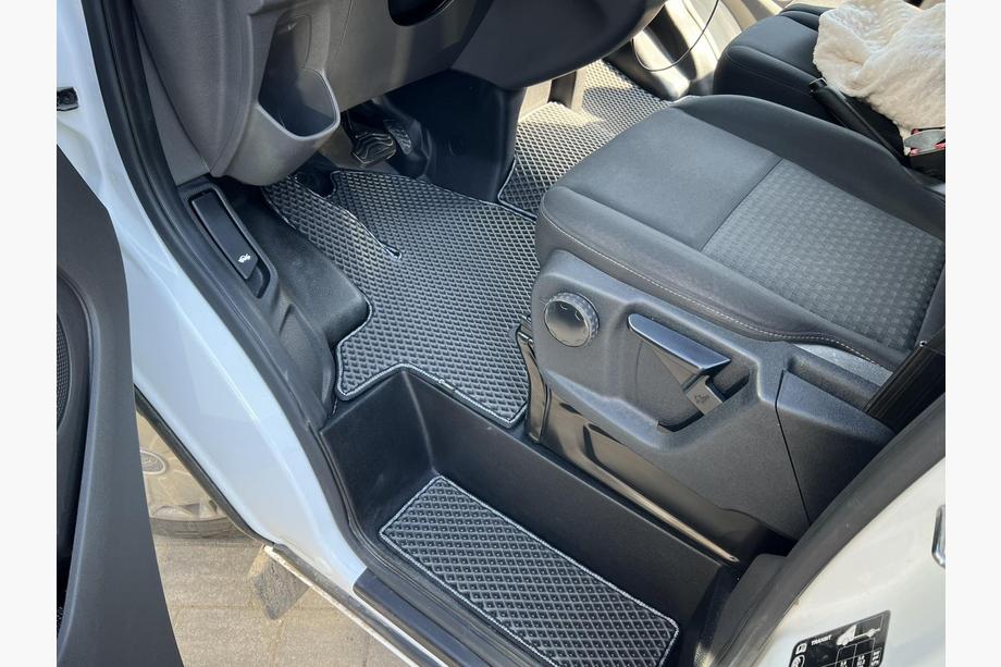 Ford Custom 2013-2022 гг. Полиуретановые коврики на пороги (2 шт, EVA, серые) Image