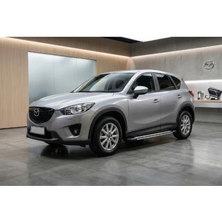 Боковые Подножки Rainbow (2 шт., Алюминий) Mazda CX-5 2012-2017 гг. фото 1