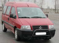 Fiat Scudo 1996-2007 гг. Кенгурятник WT003 Черный Нержавейка фото 1