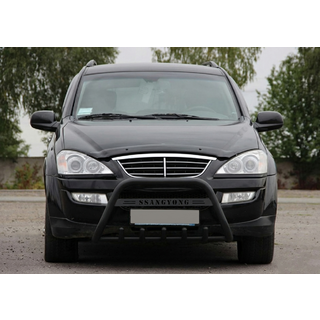 Кенгурятник WT004 Черный (Нержавейка) фото 2