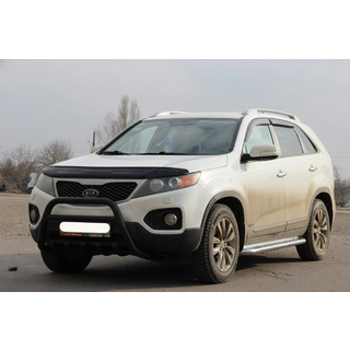 Кенгурятник WT003 Черный (Нержавеющая сталь) фото 2