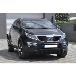 Кенгурятник WT003 Черный (Нержавеющая сталь) фото 4