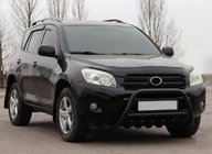 Toyota Rav 4 2006-2013 гг. Кенгурятник WT003 Черный Нержавейка фото 1
