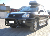 Кенгурятник WT003 Черный (Нержавеющая сталь) фото 1