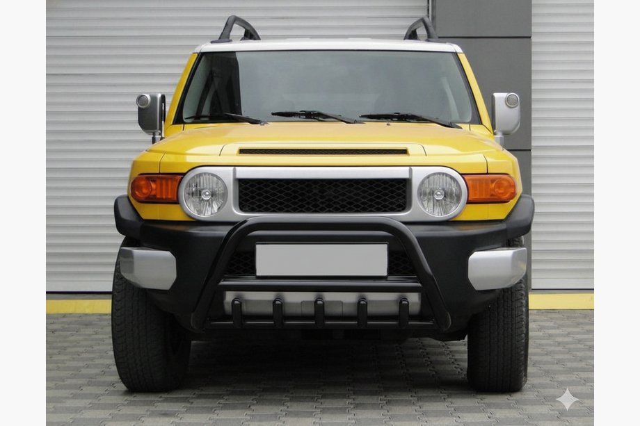 Toyota FJ Cruiser 2006-2022 гг. Кенгурятник WT003 Черный Нержавейка