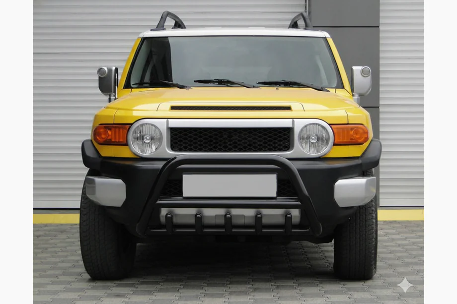 Toyota FJ Cruiser 2006-2022 гг. Кенгурятник WT003 Черный Нержавейка