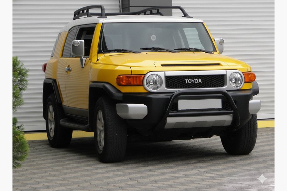 Toyota FJ Cruiser 2006-2022 гг. Кенгурятник WT003 Черный Нержавейка Фото 4