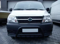 Toyota HiAce Кенгурятник WT003 Черный Нержавейка фото 4