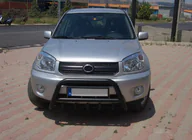 Toyota Rav 4 2001-2005 гг. Кенгурятник WT003 Черный Нержавейка фото 1