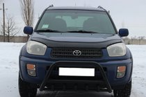 Toyota Rav 4 2001-2005 гг. Кенгурятник WT003 Черный Нержавейка фото 4