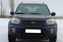 Toyota Rav 4 2001-2005 гг. Кенгурятник WT003 Черный Нержавейка фото 4