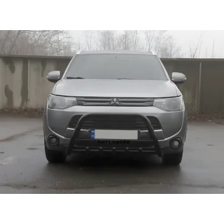 Кенгурятник WT004 Черный (Нержавейка) фото 3